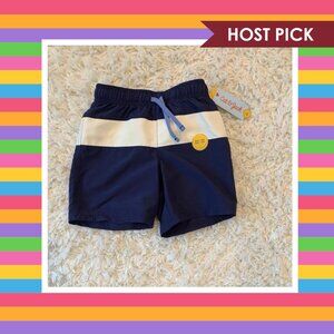 Cat & Jack Colorblock Swim Shorts (M) - NWT